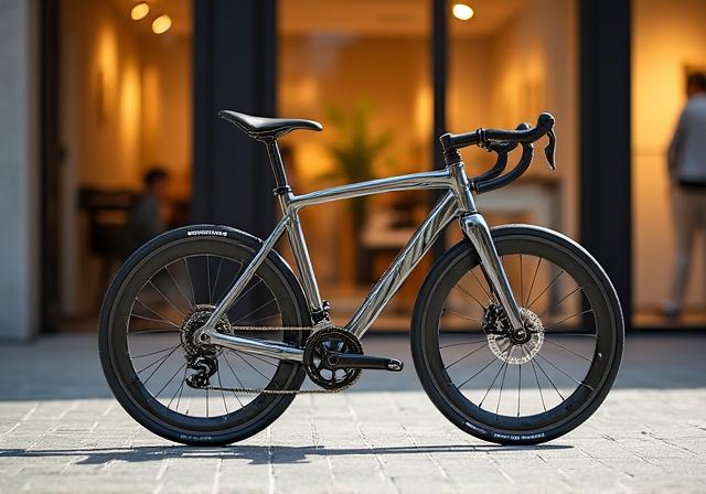 完成した自転車の納車